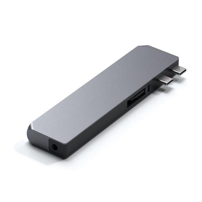 Satechi Pro Hub Max para MacBook Pro con USB-C PD 96W, HDMI 4K 60Hz, Gigabit Ethernet, USB-A 3.0, SD/MicroSD, USB-C Data, Audio 3.5mm 2 Satechi Pro Hub Max para MacBook Pro con USB-C PD 96W, HDMI 4K 60Hz, Gigabit Ethernet, USB-A 3.0, SD/MicroSD, USB-C Data, Audio 3.5mm 2