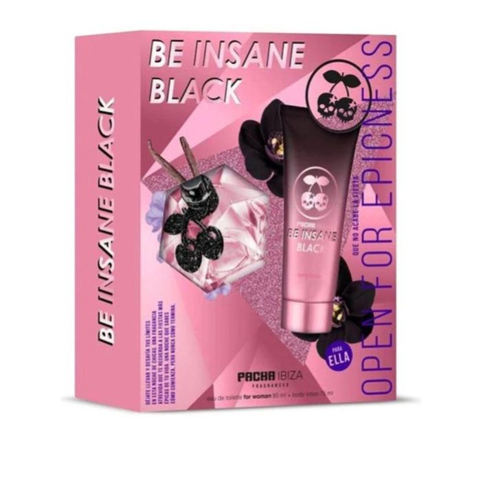 Pacha Ibiza Be Insane Woman Cofre de Regalo para Mujer - Eau de Toilette 80ml + Loción Corporal 75ml - Set 2 Piezas Floral Amaderada 1 Pacha Ibiza Be Insane Woman Cofre de Regalo para Mujer - Eau de Toilette 80ml + Loción Corporal 75ml - Set 2 Piezas Floral Amaderada 1