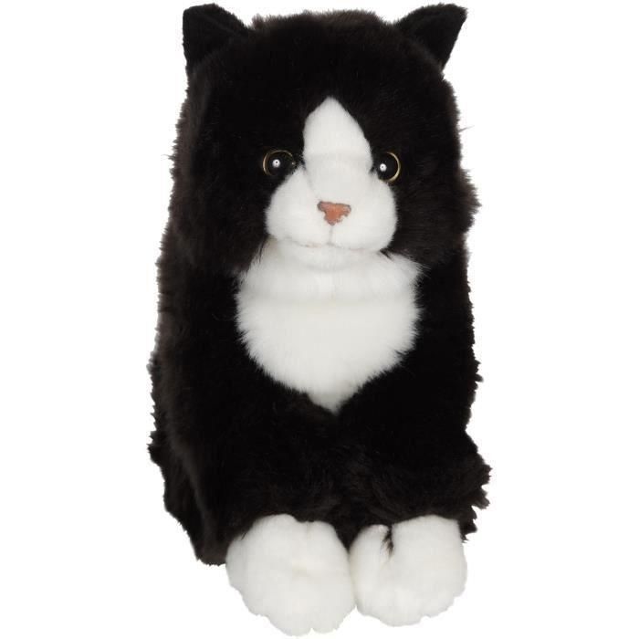 Peluche - Gipsy Toys - Gato Mimiz - 28cm - Negro/Blanco 2