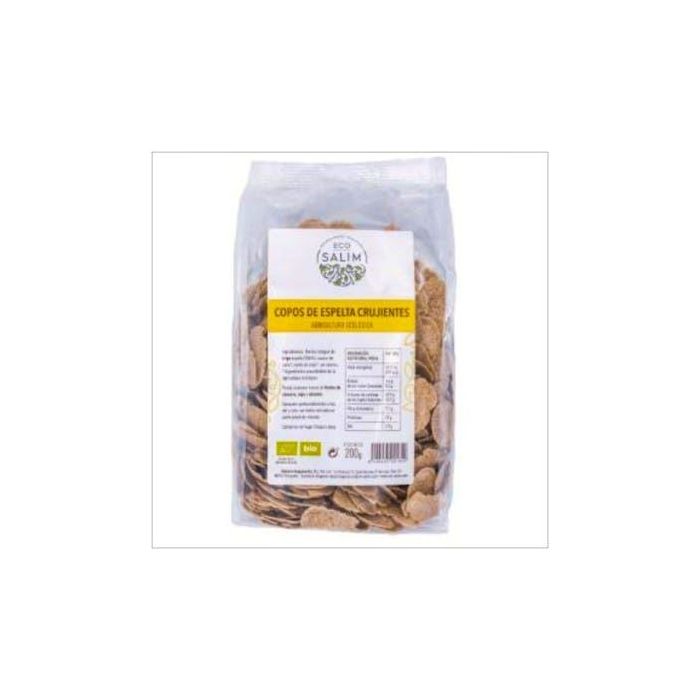 ECO SALIM Copos de Espelta Crujiente Bio 200g - Harina Integral Ecológica