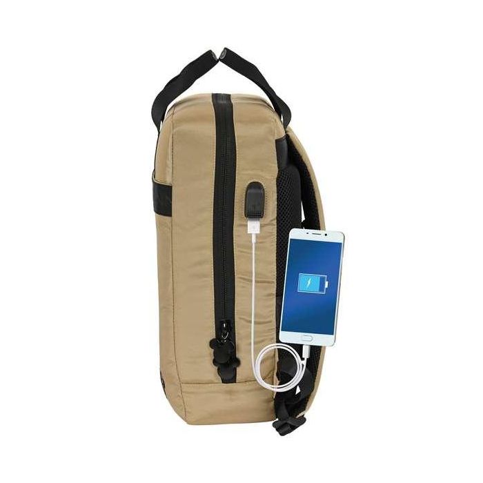 Mochila para Portátil Minnie Mouse Beige 13,3'' 3