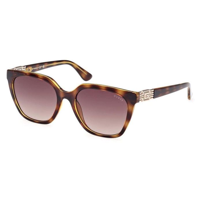 Guess GU7870 52F Gafas de Sol Mujer Cuadradas Montura Inyectada Dark Havana Cristales Gradient Brown 145mm Patillas 3