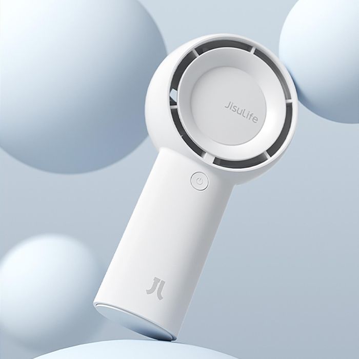 Jisulife FA43 Ventilador Portátil Life 5 Plus, Mano/Sobremesa, 5 Velocidades, Batería 4000 mAh, 15.5h Autonomía, USB-C 1 Jisulife FA43 Ventilador Portátil Life 5 Plus, Mano/Sobremesa, 5 Velocidades, Batería 4000 mAh, 15.5h Autonomía, USB-C 1