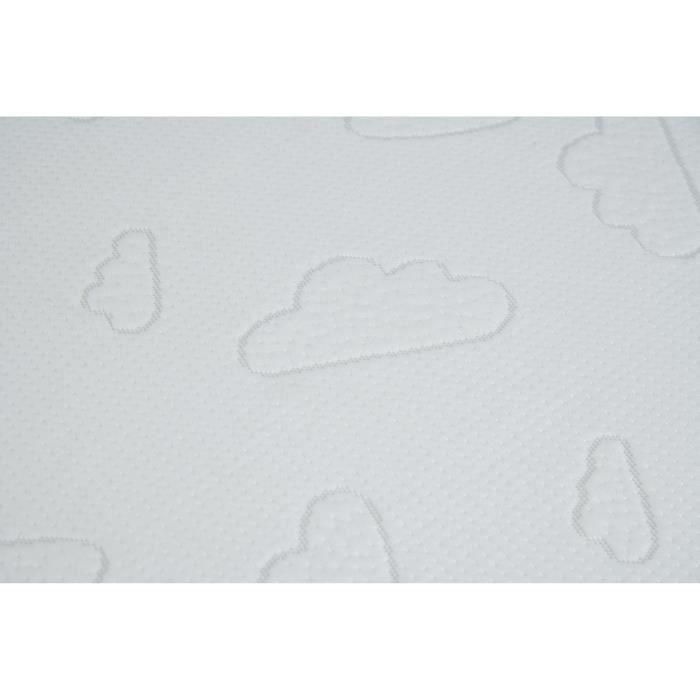 Colchón TINEO NUAGE - Funda desenfundable - 60x120x10 cm 4 Colchón TINEO NUAGE - Funda desenfundable - 60x120x10 cm 4