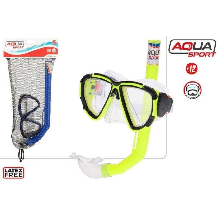 Mascara de buceo con tubo de respiracion adulto en red aqua sport (+ 12 años) - modelos surtidos 1 Mascara de buceo con tubo de respiracion adulto en red aqua sport (+ 12 años) - modelos surtidos 1