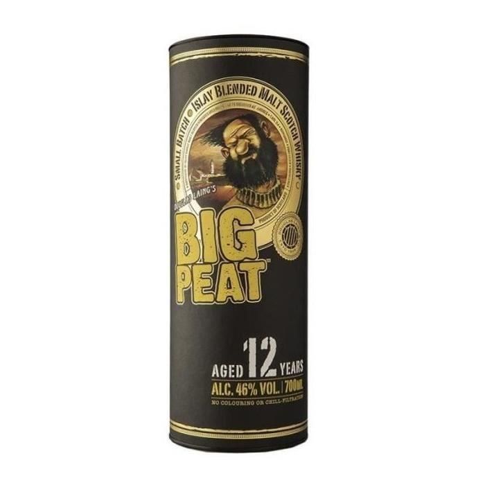 Big Peat - 12 años - Whisky escocés de malta mezclado Islay - 46,0% vol. - 70cl 2