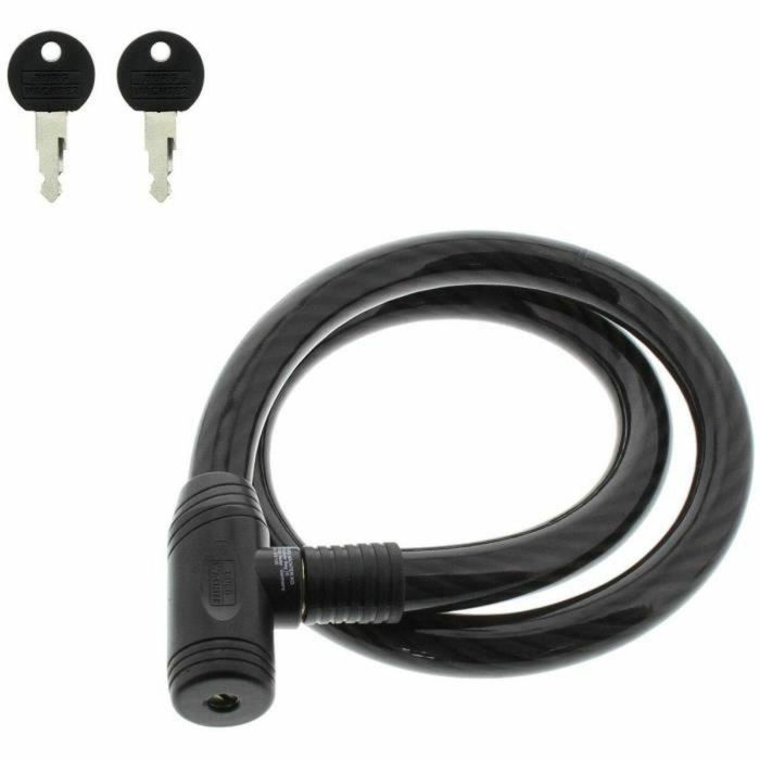 Burg Wachter 570 120 Candado para Bicicleta de Llave, Acero 25mm con Funda PVC 4