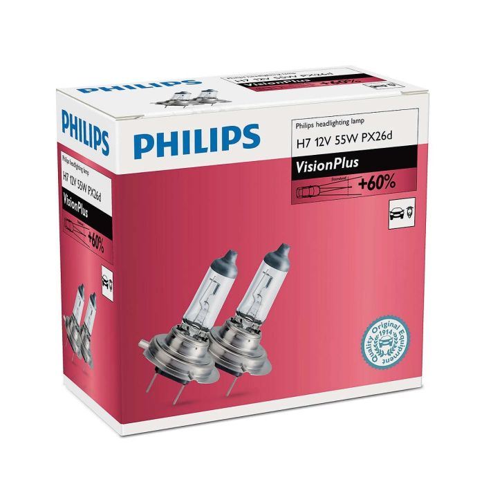 Philips H7 Visionplus 12 V55 W Px26D C2 MTECPH 12972VPC2