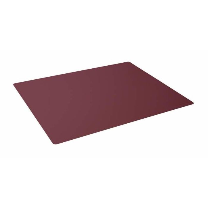 Durable 713203 Alfombrilla de Escritorio PP con ranura decorativa, 530x400mm, roja, base antiderrapante, fácil de limpiar