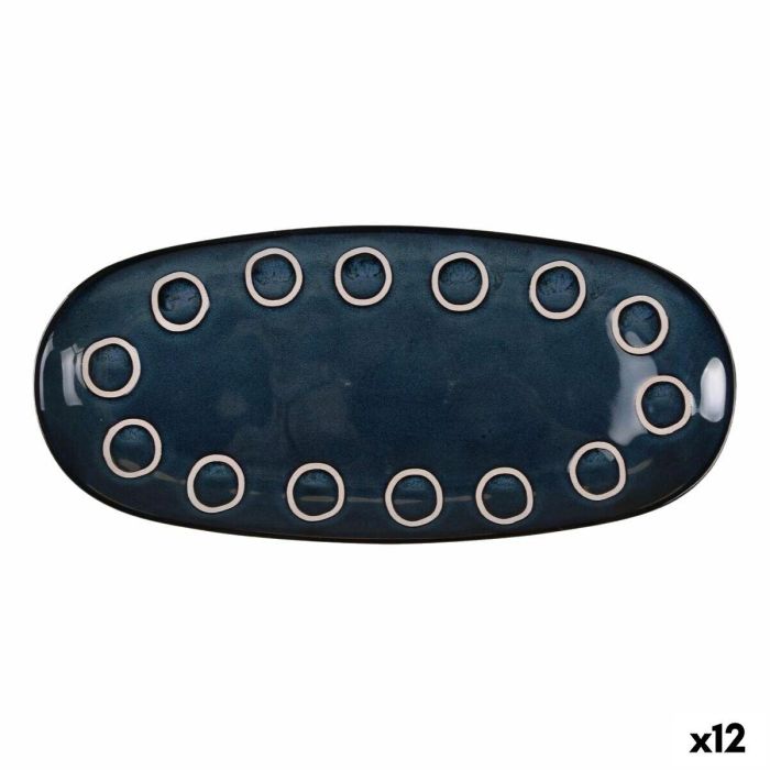 Fuente de Cocina La Mediterránea Almudena Azul Ovalado 33 x 14,8 x 2,7 cm (12 Unidades) Fuente de Cocina La Mediterránea Almudena Azul Ovalado 33 x 14,8 x 2,7 cm (12 Unidades)