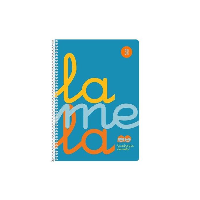 Lamela Bloc Tapa Polipropileno 4º 80H Cuadrovia 3 Mm Azul 5 unidades