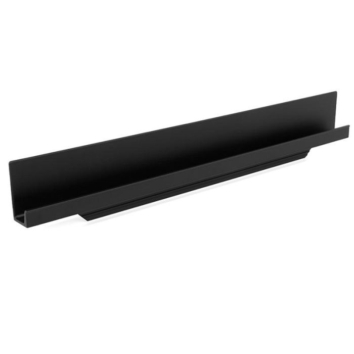 Tirador Aluminio Para Embutir Modelo Jey L147-L3000Mm Acabado Negro Mate Largo Long. 447Mm. Duver Tirador Aluminio Para Embutir Modelo Jey L147-L3000Mm Acabado Negro Mate Largo Long. 447Mm. Duver