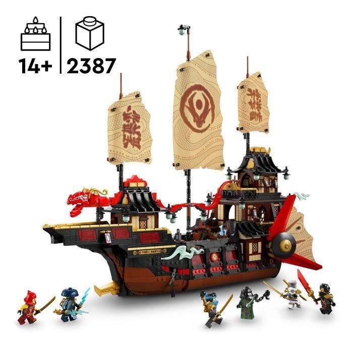 LEGO 71848 NINJAGO El Templo de la Recompensa - Set de Construcción Barco para Niños a partir de 14 años 1 LEGO 71848 NINJAGO El Templo de la Recompensa - Set de Construcción Barco para Niños a partir de 14 años 1