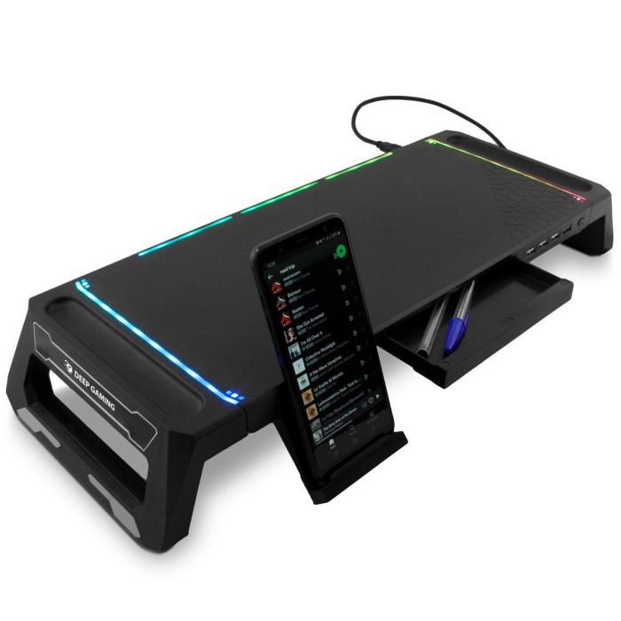 Elevador Soporte Monitor Deep Gaming Con 2 Elevador Soporte Monitor Deep Gaming Con 2