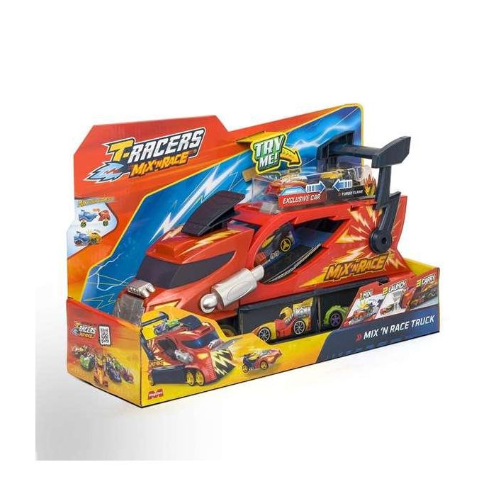 Camion thunder truckt-racers mix ‘n race transporta y lanza coches incluye coche exclusivo. 23x35x12cm Camion thunder truckt-racers mix ‘n race transporta y lanza coches incluye coche exclusivo. 23x35x12cm