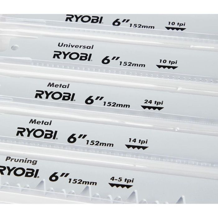 Hoja Sierra Ryobi RAK06RB Sierra de Sable Metal 6 Piezas 1 Hoja Sierra Ryobi RAK06RB Sierra de Sable Metal 6 Piezas 1