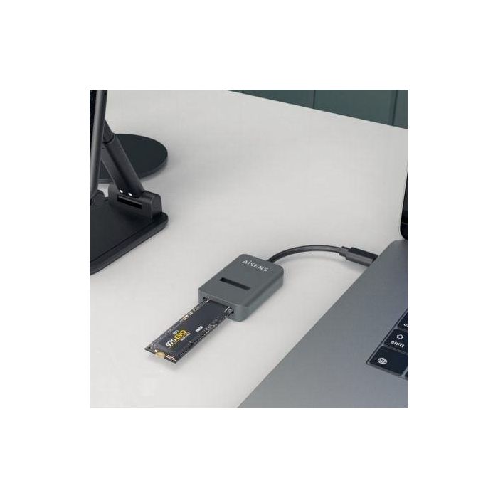 AISENS - USB-C DOCK M.2 (NGFF) ASUC-M2D012-GR SATA/NVME A USB3.1 GEN2, GRIS 4 AISENS - USB-C DOCK M.2 (NGFF) ASUC-M2D012-GR SATA/NVME A USB3.1 GEN2, GRIS 4