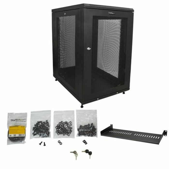 Armario Rack Mural Startech RK1833BKM 1 Armario Rack Mural Startech RK1833BKM 1