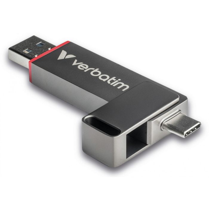 Verbatim 32040 Dual QuickStick 128GB USB-A/C 3.2 Gen 1 Gris - 510 MB/s lectura 0 Verbatim 32040 Dual QuickStick 128GB USB-A/C 3.2 Gen 1 Gris - 510 MB/s lectura 0