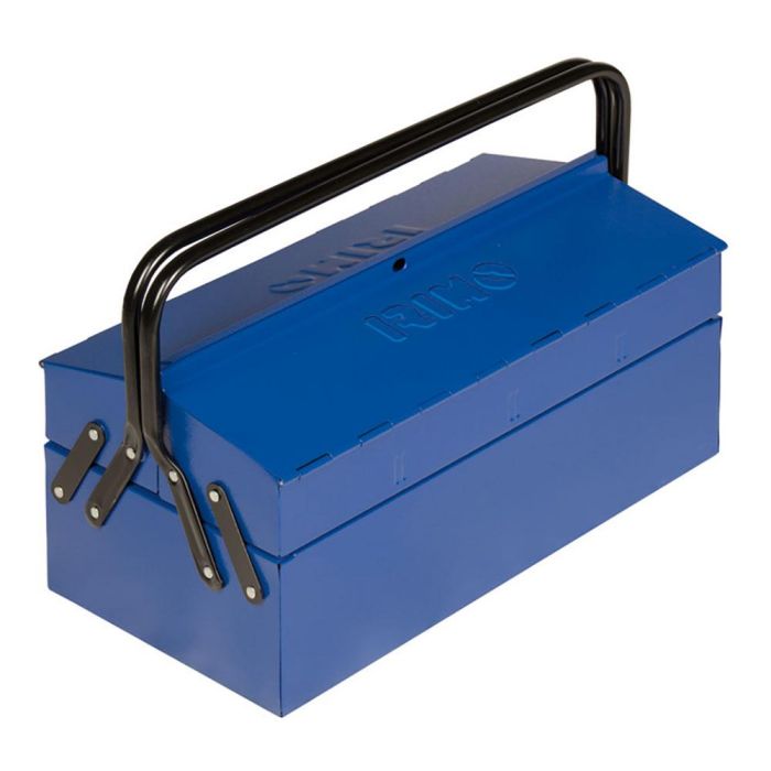 Irimo Caja portaherramientas 400 x 210 x 190 mm con 2 asas y 3 bandejas 1