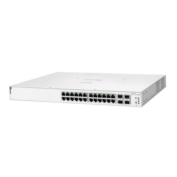 HP Enterprise Instant On 1930 24G PoE 370W 4SFP+ Switch Gestionado Gigabit Ethernet Montaje en Rack 1U 1