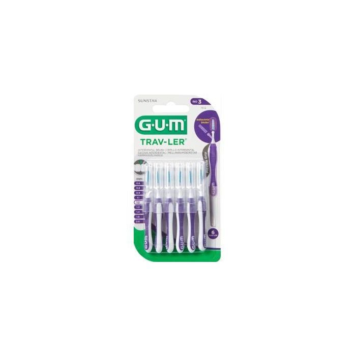 Cepillo Interdental Trav-Ler 1512 1,2Mm 6Un Lila
