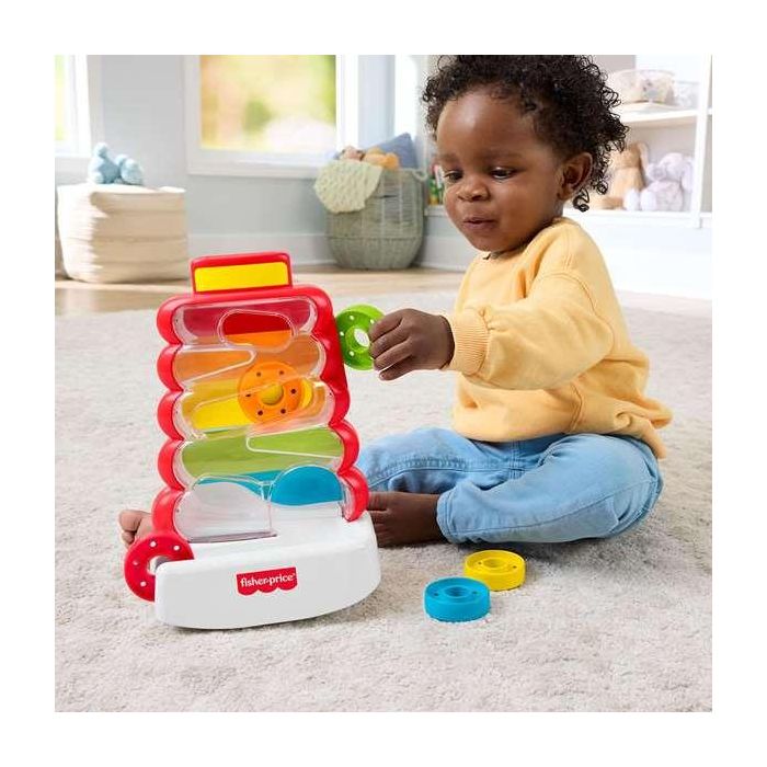 Juego pila de aritos que caen fisher-price 6 Juego pila de aritos que caen fisher-price 6