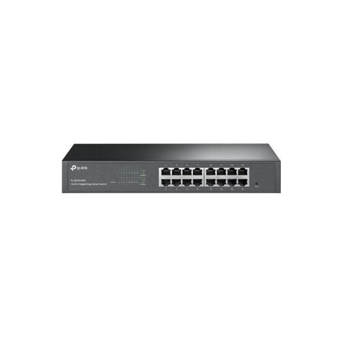 Omada TL-SG1016DE 16-Port Gigabit Easy Smart Switch Gestionable con QoS, VLAN, Eficiencia Energética para Pymes, Rack-montable Omada TL-SG1016DE 16-Port Gigabit Easy Smart Switch Gestionable con QoS, VLAN, Eficiencia Energética para Pymes, Rack-montable