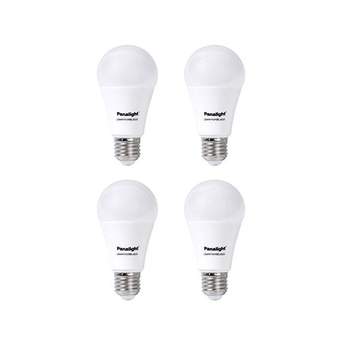 Panasonic-Panalight LDAHV11LH3EL-ECO Lámpara LED Bulbo Opaco E27 11,5W 3000K Pack de 4 0 Panasonic-Panalight LDAHV11LH3EL-ECO Lámpara LED Bulbo Opaco E27 11,5W 3000K Pack de 4 0