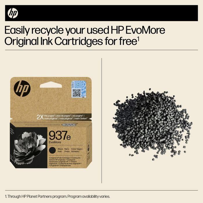 Hp Tinta Negro Officejet Pro 9110, 9120, 9130, 9720, 9730 - Nº 937E Alta Capacidad XL 29 Hp Tinta Negro Officejet Pro 9110, 9120, 9130, 9720, 9730 - Nº 937E Alta Capacidad XL 29