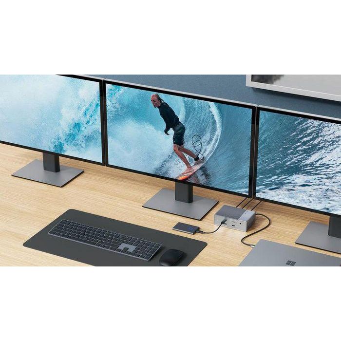 Hyper HyperDrive GEN2 15-Port USB-C Docking Station - Triple Pantalla Extendida, 100W PD, USB 10Gbps, Gigabit Ethernet 9 Hyper HyperDrive GEN2 15-Port USB-C Docking Station - Triple Pantalla Extendida, 100W PD, USB 10Gbps, Gigabit Ethernet 9