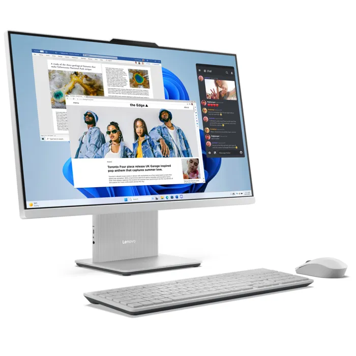 Lenovo IdeaCentre AIO 27ARR9 F0HQ009UFR PC Todo en Uno 27 Pulgadas FHD, Windows 11, Procesador Ryzen 7-7735HS, 16 GB RAM, 512 GB SSD, con Teclado y Ratón Inalámbricos