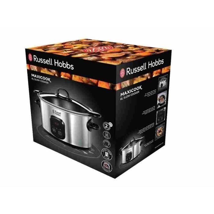 RUSSELL HOBBS Maxicook 22750-56 Simmer eléctrico - Acero inoxidable 1 RUSSELL HOBBS Maxicook 22750-56 Simmer eléctrico - Acero inoxidable 1