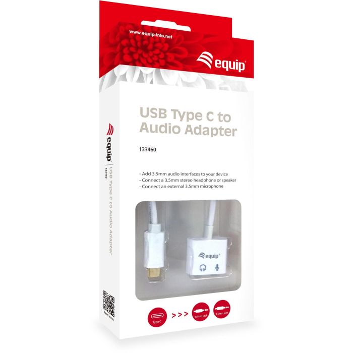 Equip Adapter USB-C -> Audio 2x3-Pin 3.5mm St/Bu 0.15m ws 3 Equip Adapter USB-C -> Audio 2x3-Pin 3.5mm St/Bu 0.15m ws 3
