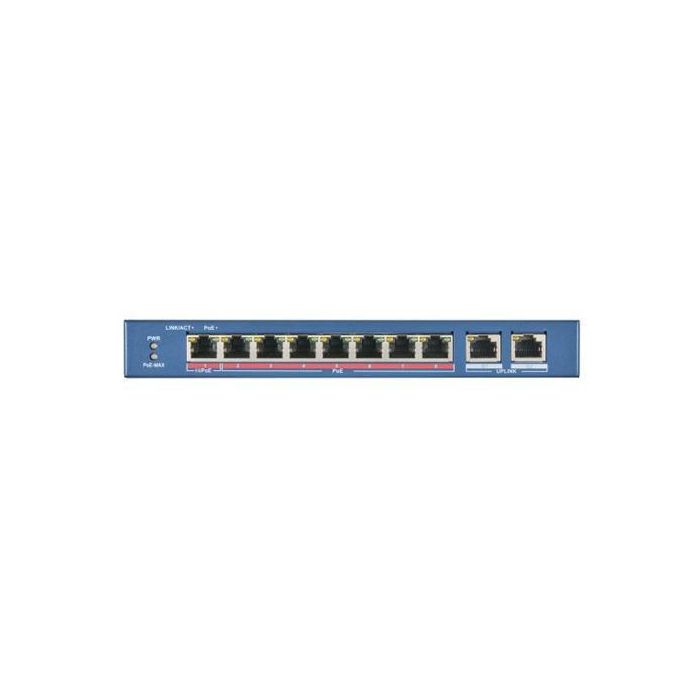 Hikvision Switch PoE de 8 puertos no gestionable Fast Ethernet