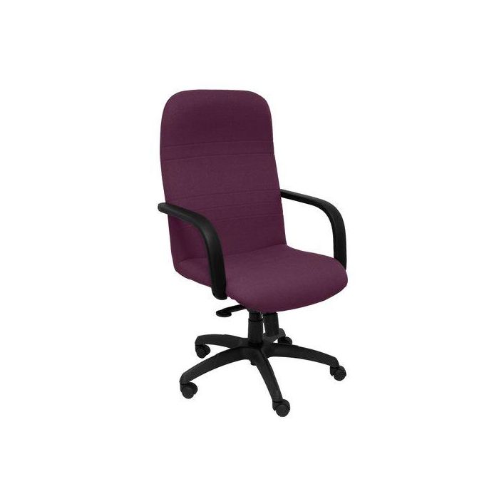 Silla Piqueras Y Crespo Letur Direccion Brazos Fijos Mecanismo Basculante Y Altura Ajustable Gran Confortabilidad Ruedas De Nylon Asiento Y Respaldo Tapizado Bali Morado