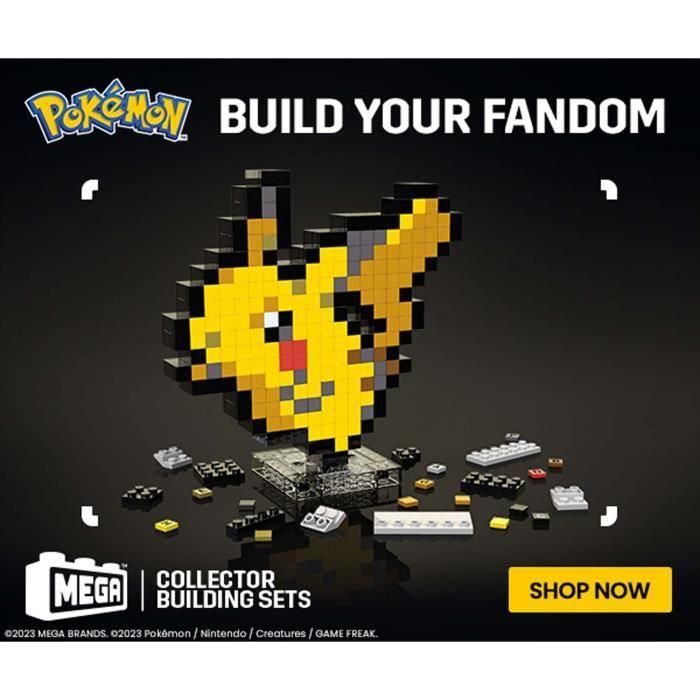 MEGA Pokémon Pikachu - Set de construcción retro de 400 piezas - MEGA Pokémon - HTH74 5 MEGA Pokémon Pikachu - Set de construcción retro de 400 piezas - MEGA Pokémon - HTH74 5
