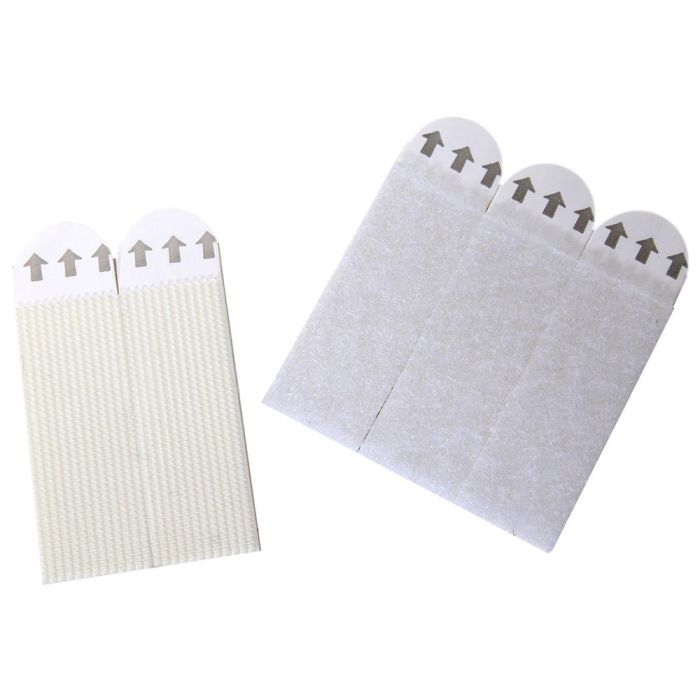 Je cherche une Idee Tiras Adhesivas Colgar Cuadros 1,5 Kg Sin Agujeros Fuerte Sujección 1