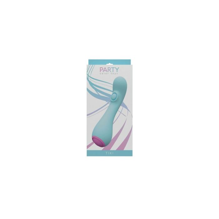 Vibrador Punto G Party Color Toys TIKI Azul 2 Vibrador Punto G Party Color Toys TIKI Azul 2