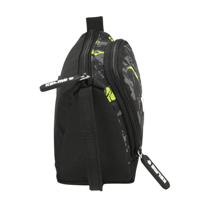 Estuche Escolar Kelme Jungle Negro Gris Lima 20 x 11 x 8.5 cm 3