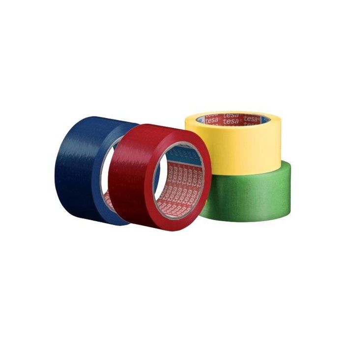 Cinta De Embalaje Tesa Pvc 4204 Rollo 66X50 Rojo
