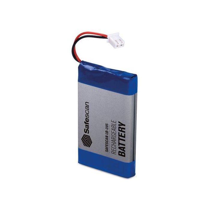Safescan Batería Recargable LB-205 para Contadoras de Dinero Modelos 6165, 6175 y 6185 - Hasta 30 horas de funcionamiento