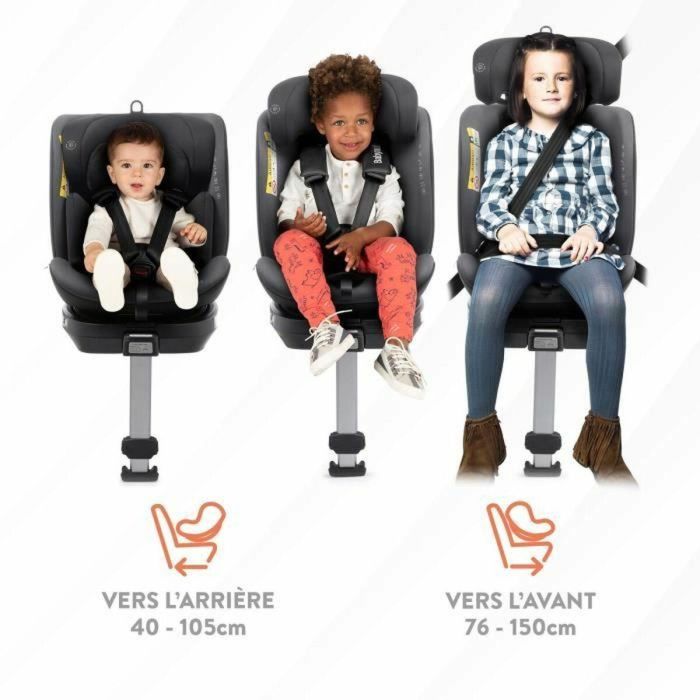 Babyauto BAB8435593702079 Silla Coche Aitana Gris Antracita I-Size ISOFIX Giratoria 360° 0-36 kg ECE R129 Nacimiento - 12 Años 3