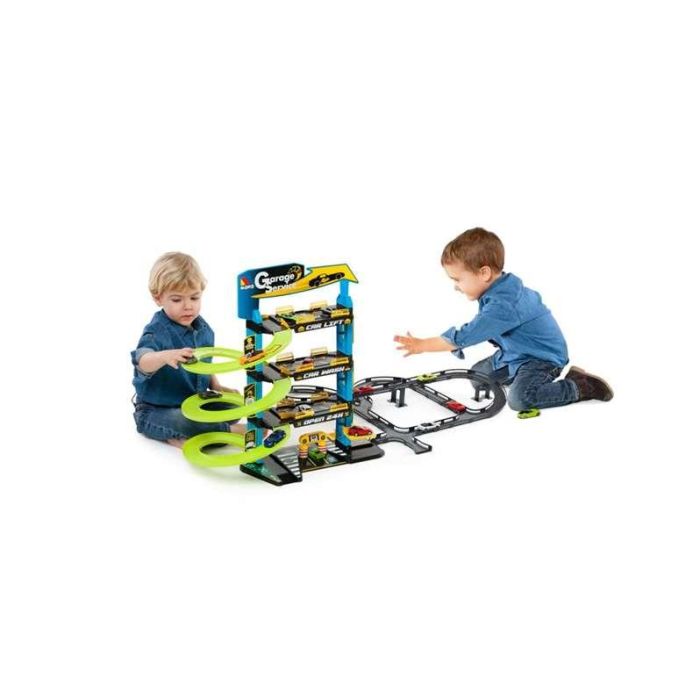 Parking 3 plantas mas pistas con 5 coches 59x55x33 cm 5 Parking 3 plantas mas pistas con 5 coches 59x55x33 cm 5