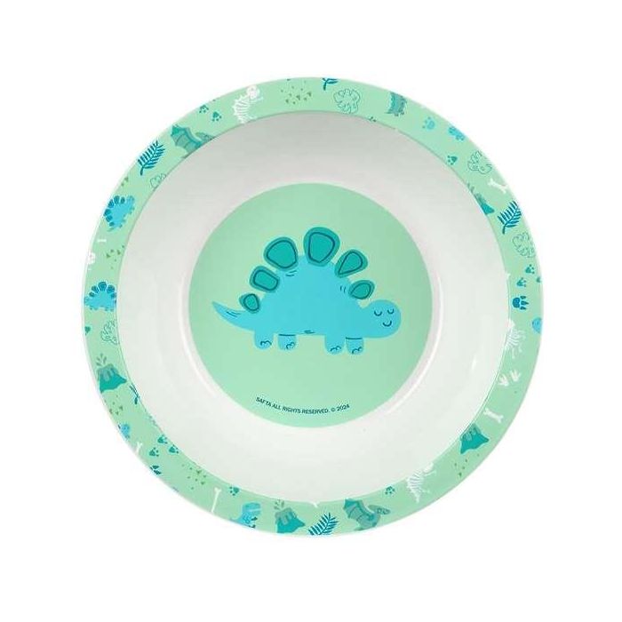 Set de vajilla infantil Safta Dino Poliéster 26 x 26 x 9 cm 2 Set de vajilla infantil Safta Dino Poliéster 26 x 26 x 9 cm 2