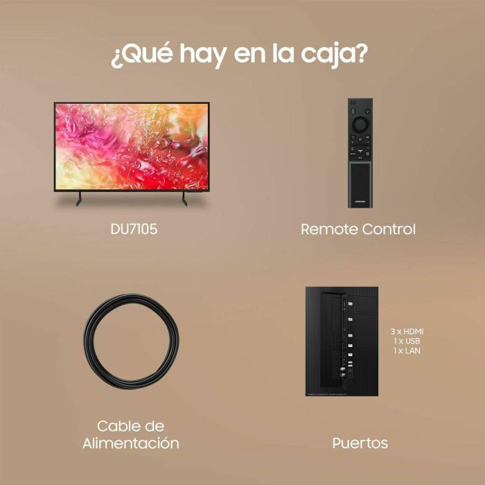 Smart TV Samsung TU85DU7105 4K Ultra HD LED 75" 85" 3