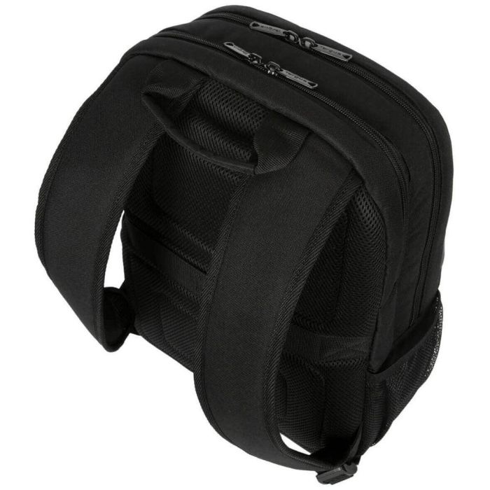 Targus GeoLite Mochila Unisex 16" (40,6 cm) para Portátil Negro, Resistente al Agua, 2 Compartimentos y Bolsillos 12