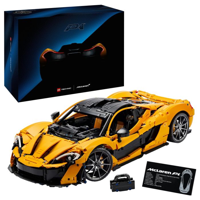 Lego 42172 McLaren P1 - Kit de Modelo de Hiperdeportivo para Adultos Entusiastas de Vehículos 3