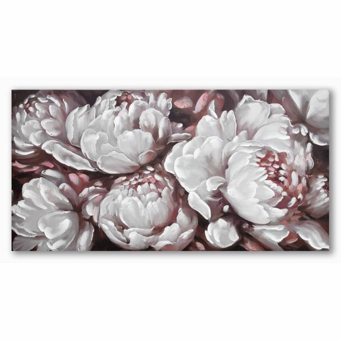 Cuadro DKD Home Decor 120 x 3 x 60 cm Flores Romántico (2 Unidades) 1