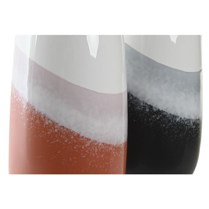 DKD Home Decor Jarrón Tricolor Dolomita 13 x 29 x 13 cm (2 Unidades) 1 DKD Home Decor Jarrón Tricolor Dolomita 13 x 29 x 13 cm (2 Unidades) 1